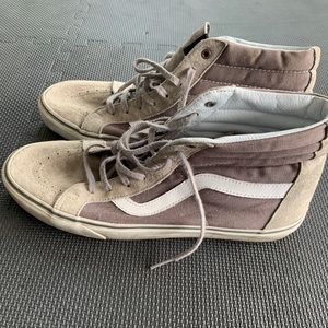 Grey Vans old school high top 
Size 13